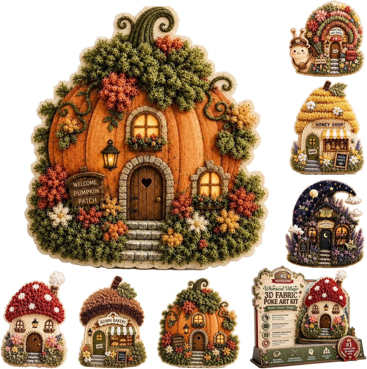 Is Sewing Textile Art - Kit de Arte Textil 3D DIY,