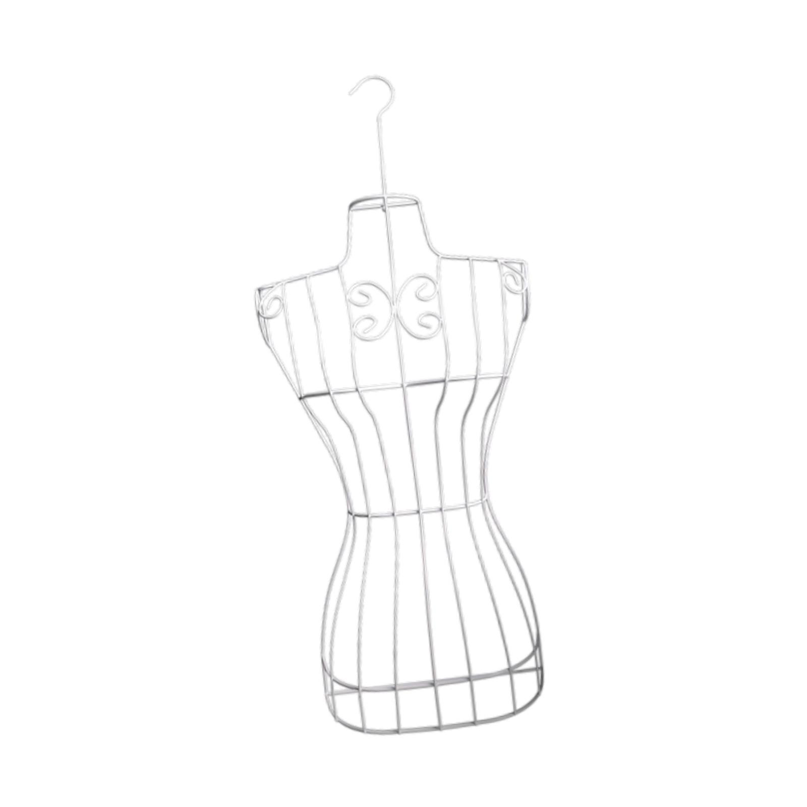 Dress Form Mannequin - Maniquí femenino de alambre metálico, modelo