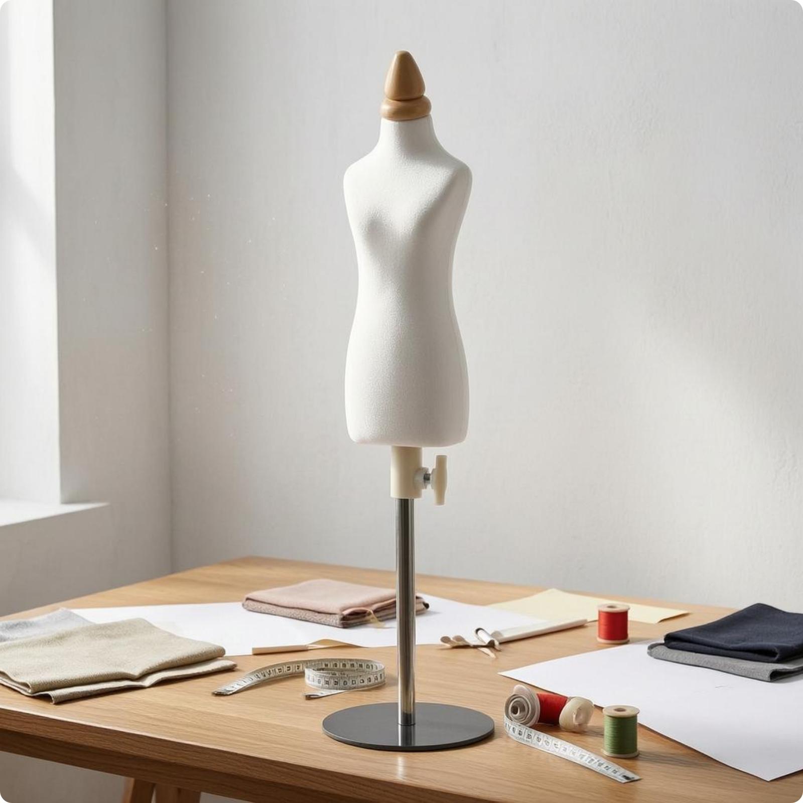 Sewing Garments - Maniquí de Costura Pequeño Ajustable, Mini
