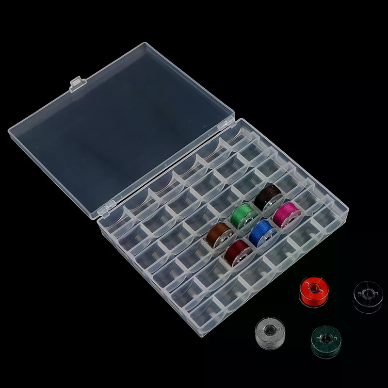 Sewing Machine Yarn - Caja Organizadora de Plástico para 36