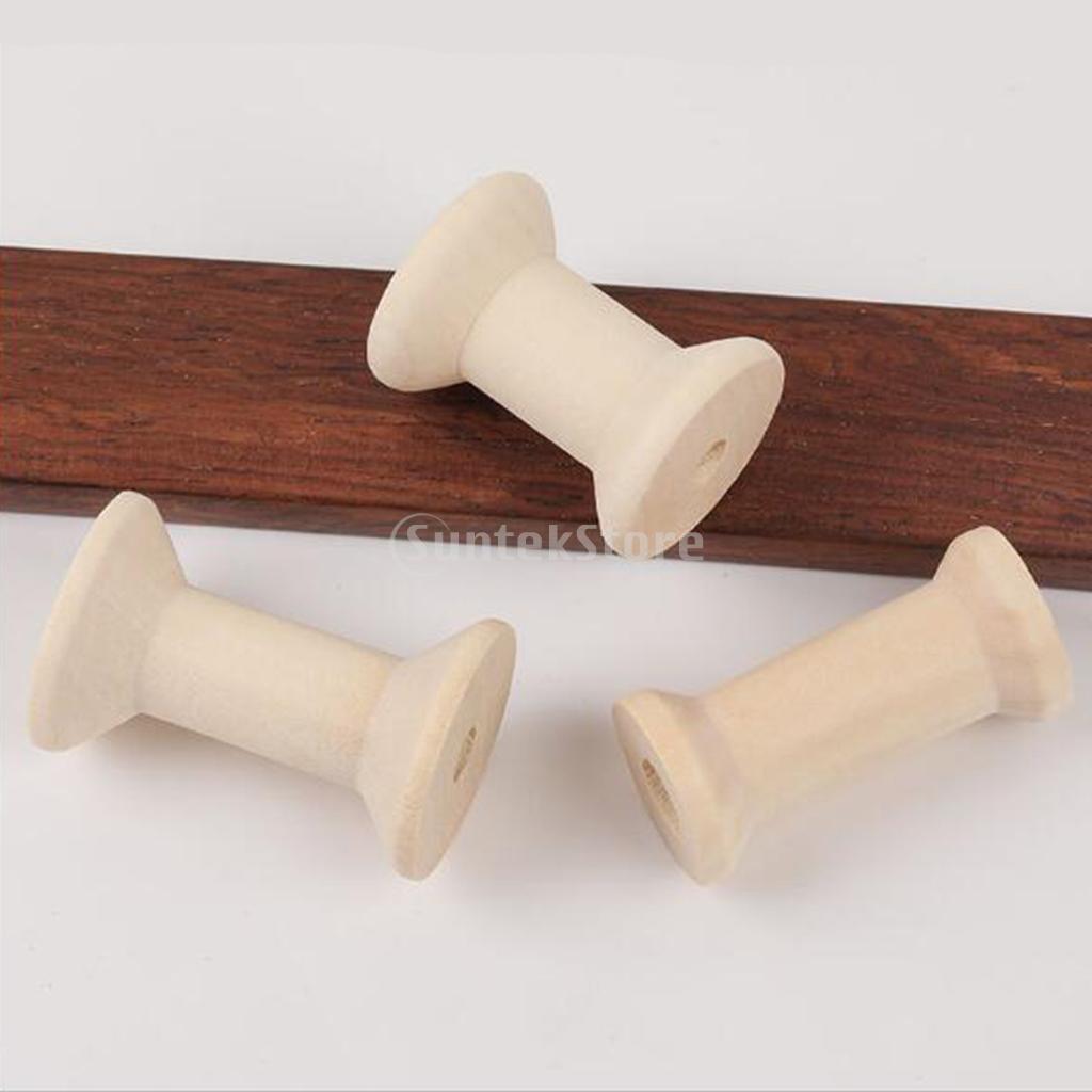 20 bobinas de madera vacías pa - Thread Bobbins Empty reseña y precio