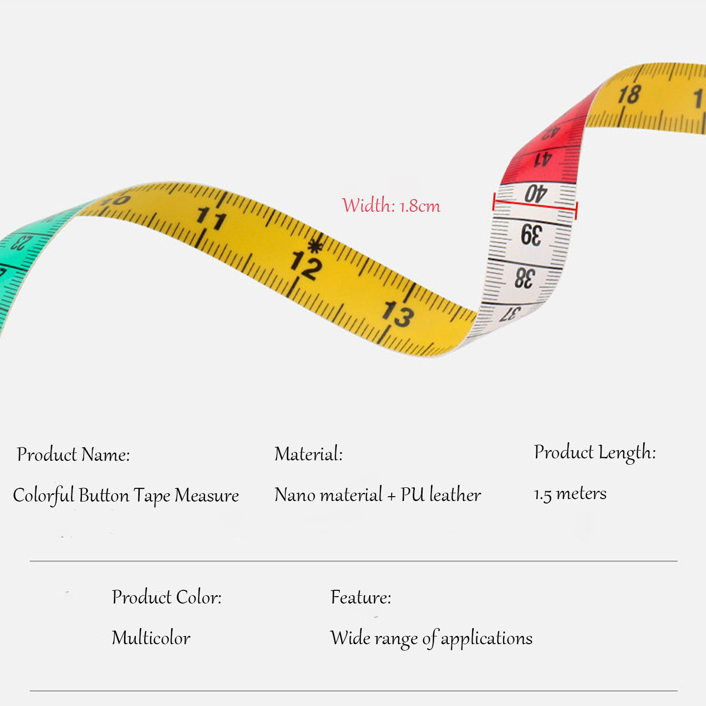 Cinta métrica suave de 1.5 m c - Sewing Gauge Ruler reseña y precio
