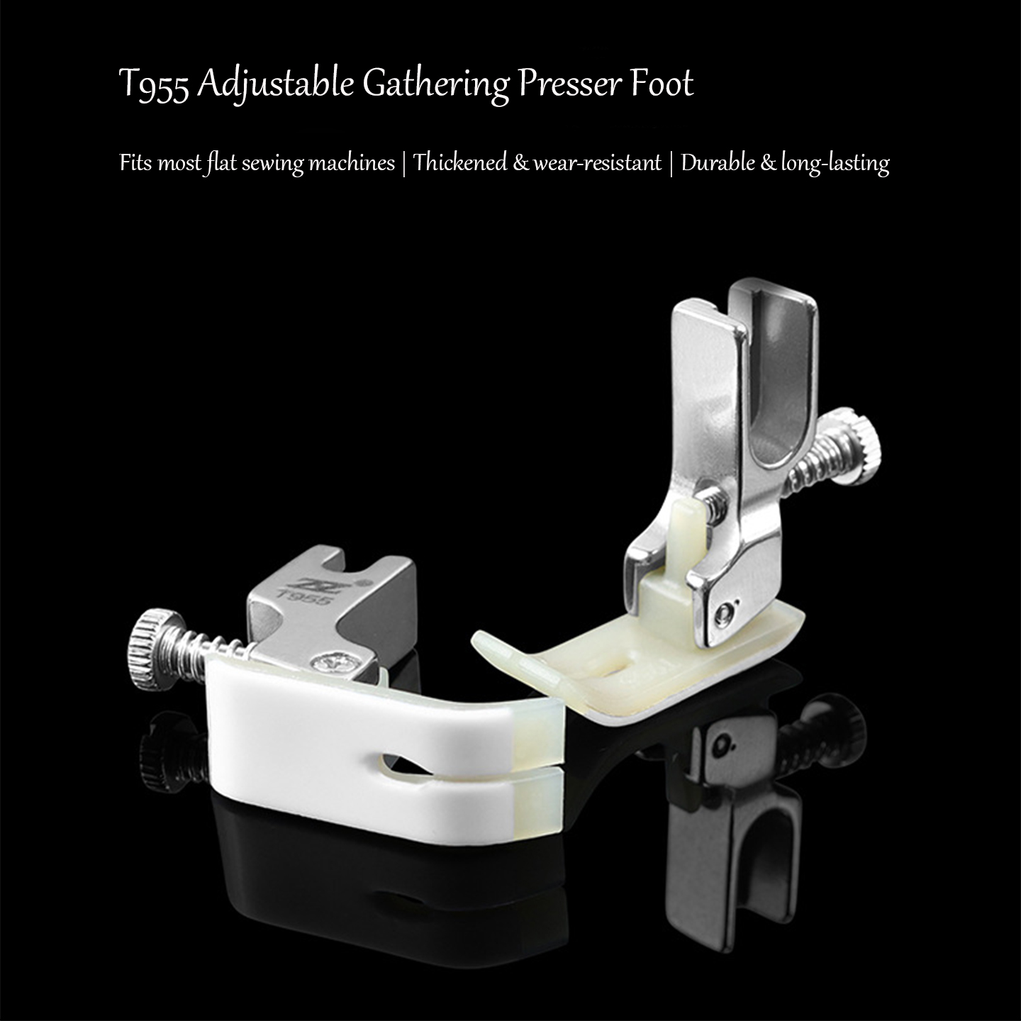 Prensatelas de acero inoxidabl - Sewing Gathering reseña y precio