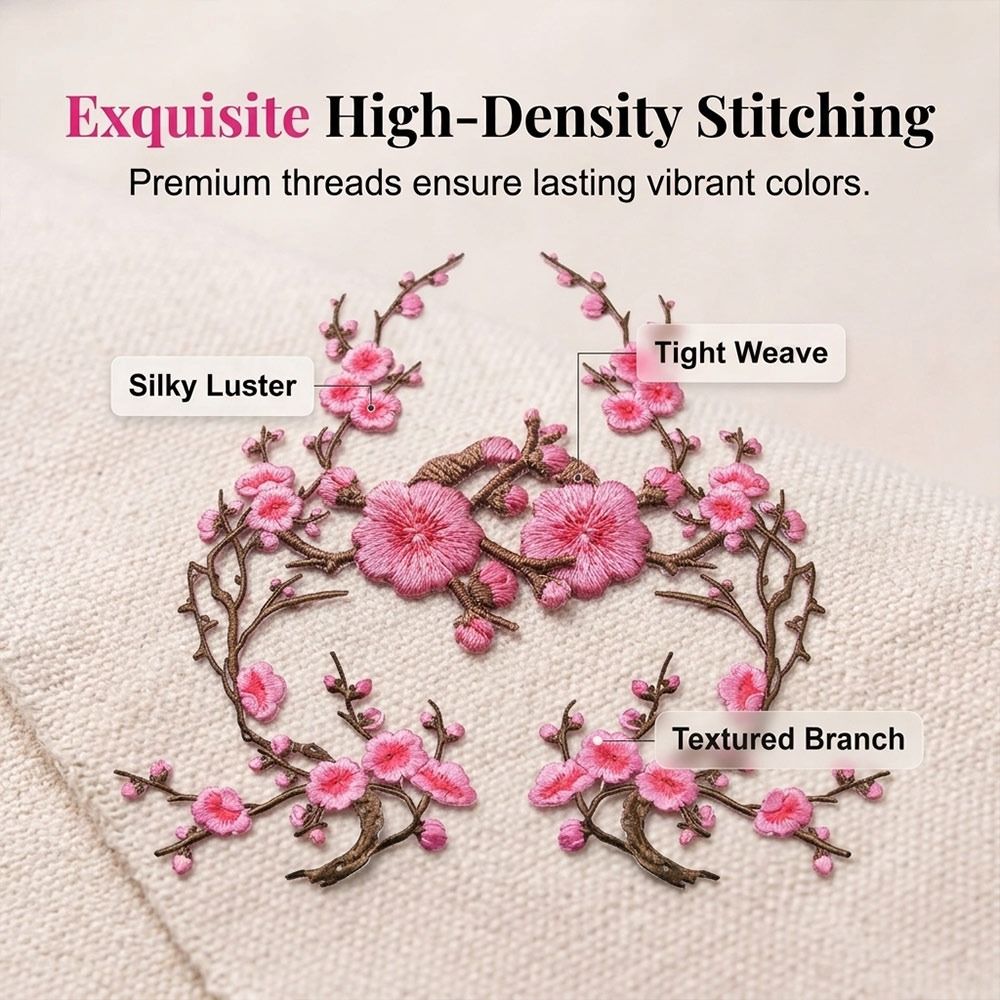 Parches Termoadhesivos de Flor - Textile For Sewing reseña y precio