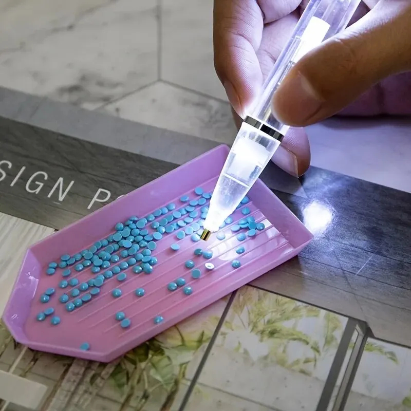 Lápiz de Diamantes con Luz LED - Sewing Art reseña y precio