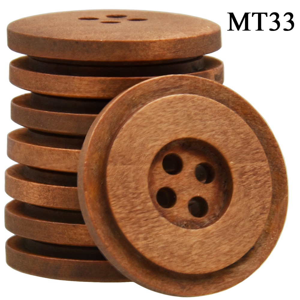 Botones de madera grandes hech - Sewing Art reseña y precio