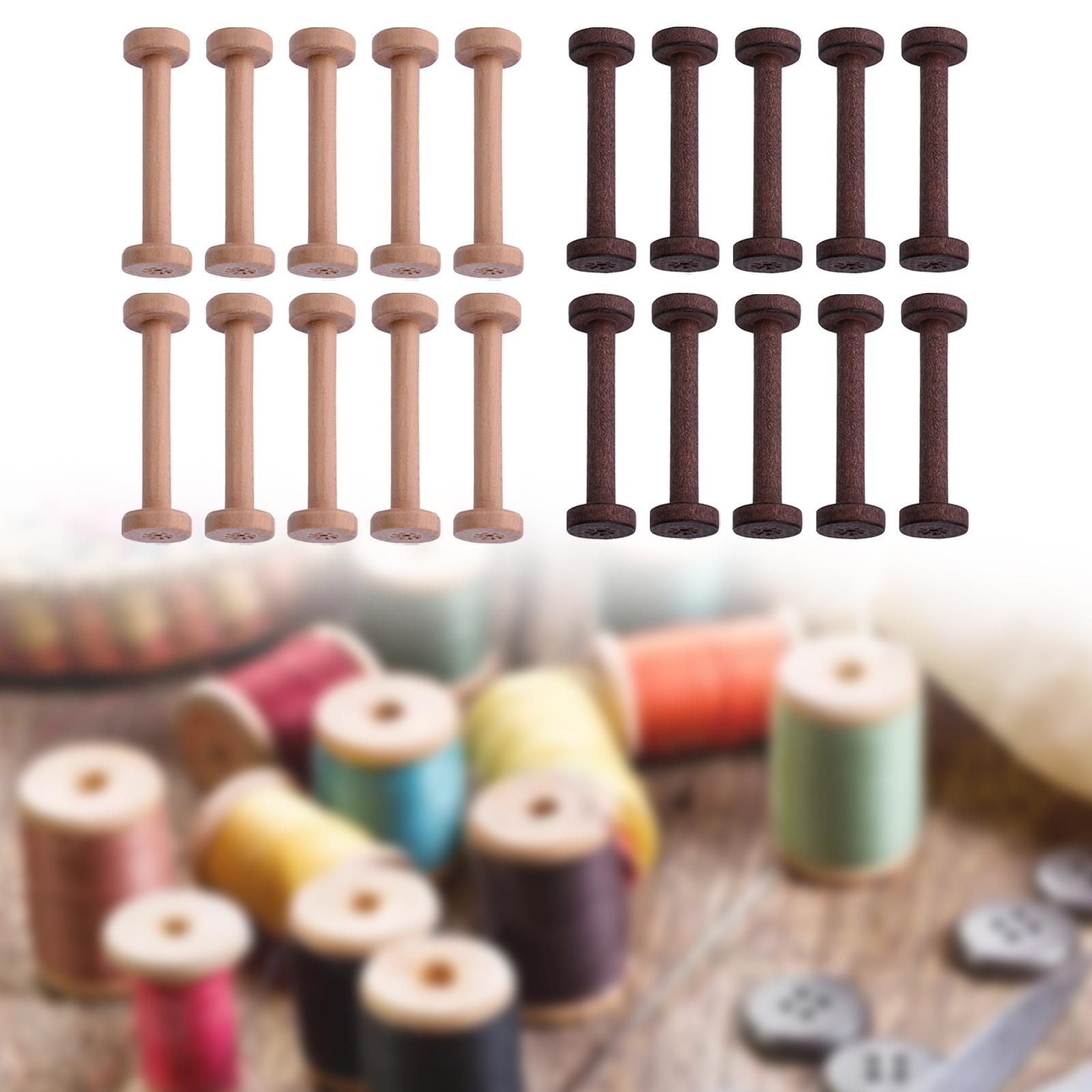 Bobinas de Madera (10 Piezas)  - Thread Bobbins Empty reseña y precio
