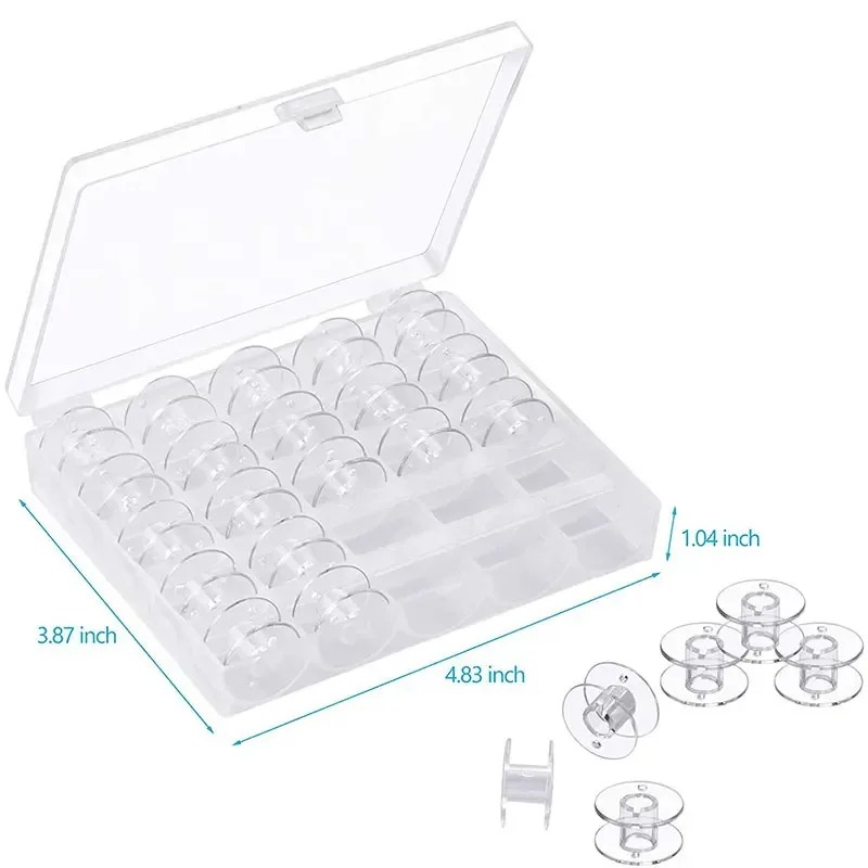 Juego de 25 Bobinas de Hilo In - Sewing Machine Yarn reseña y precio