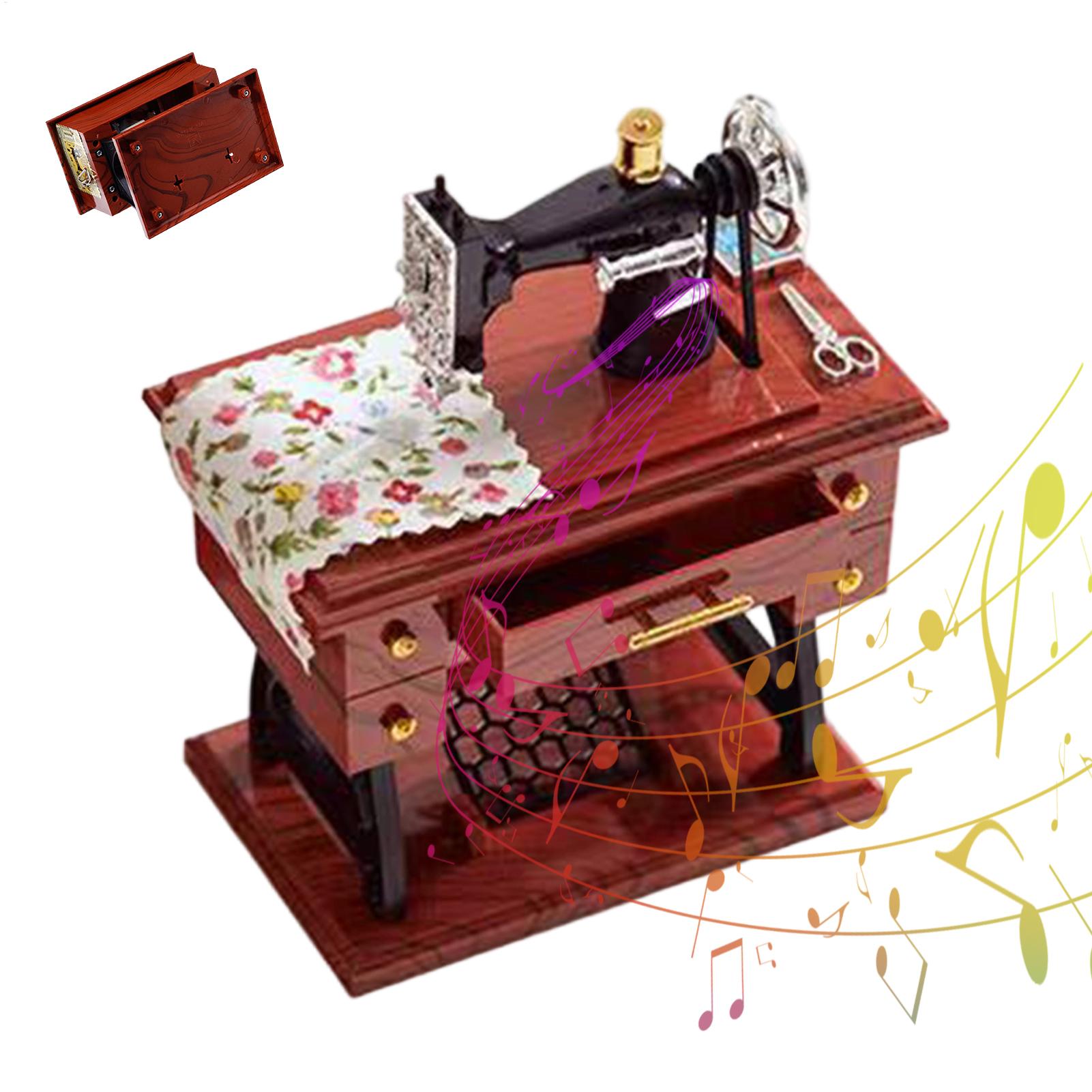 Caja de Música de Cuerda Vinta - Sewing Gathering reseña y precio