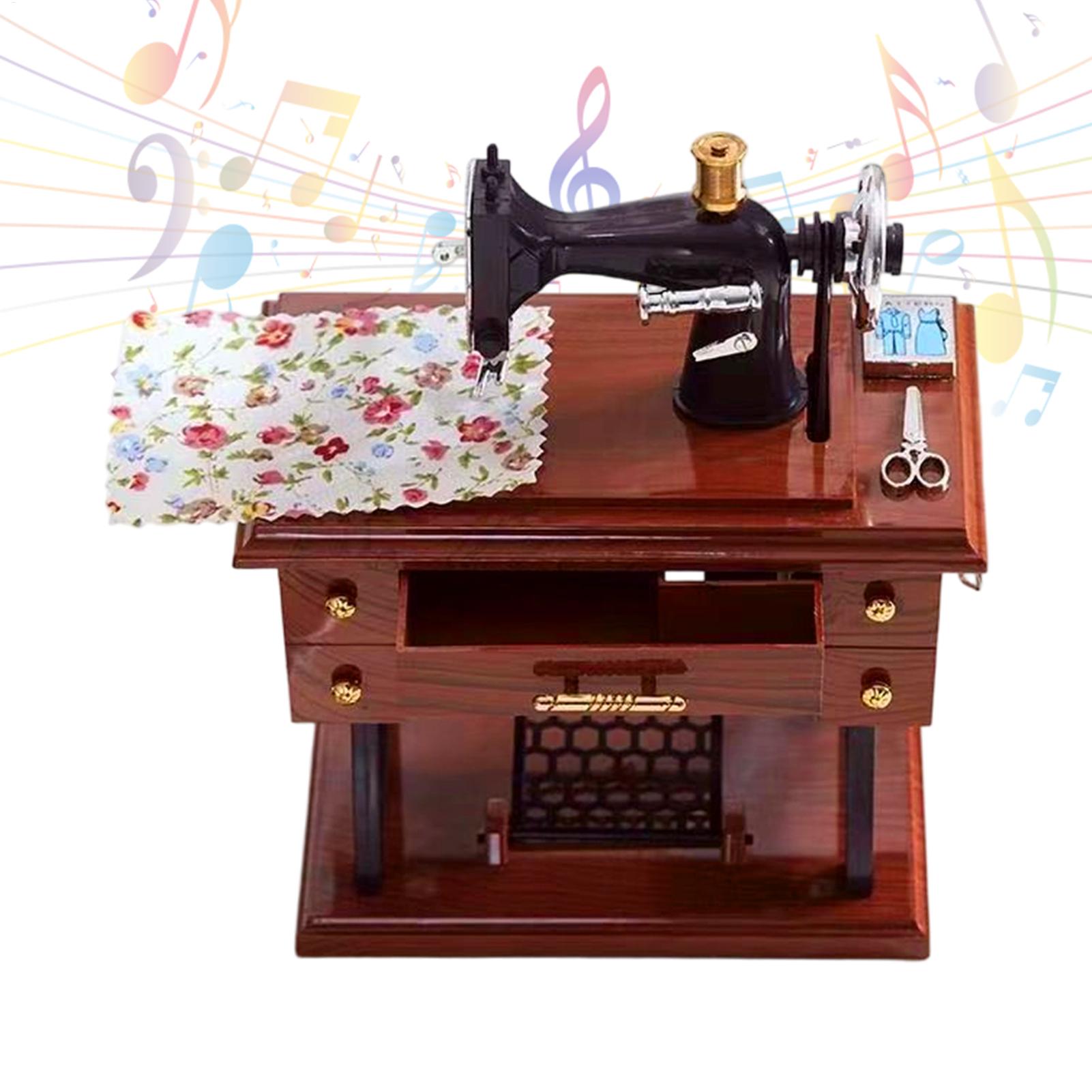 Caja de Música de Cuerda Vinta - Sewing Gathering reseña y precio